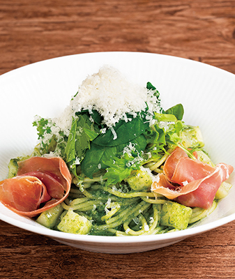 生ハムのジェノベーゼ